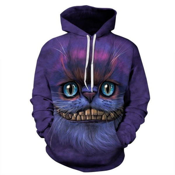 New Fashion 3D Print Waves of Purple Sprite Sweatshirt | Vimost Shop.