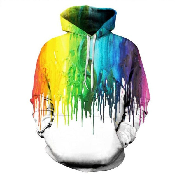 New Fashion 3D Print Waves of Purple Sprite Sweatshirt | Vimost Shop.