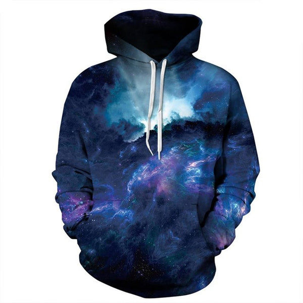 New Fashion 3D Print Waves of Purple Sprite Sweatshirt | Vimost Shop.