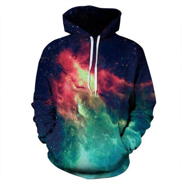 New Fashion 3D Print Waves of Purple Sprite Sweatshirt | Vimost Shop.