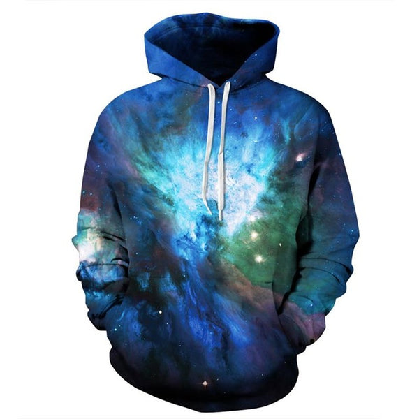 New Fashion 3D Print Waves of Purple Sprite Sweatshirt | Vimost Shop.