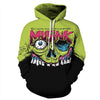 Plus Size Skull  3d Hooded Sweatshirt  Long Sleeve | Vimost Shop.