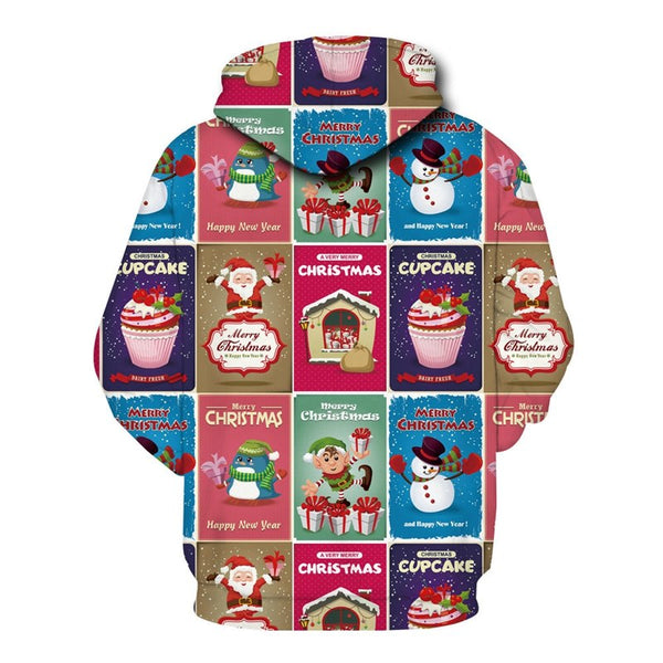 New Fashion Cute Christmas Long Sleeve 3D Hoodies | Vimost Shop.