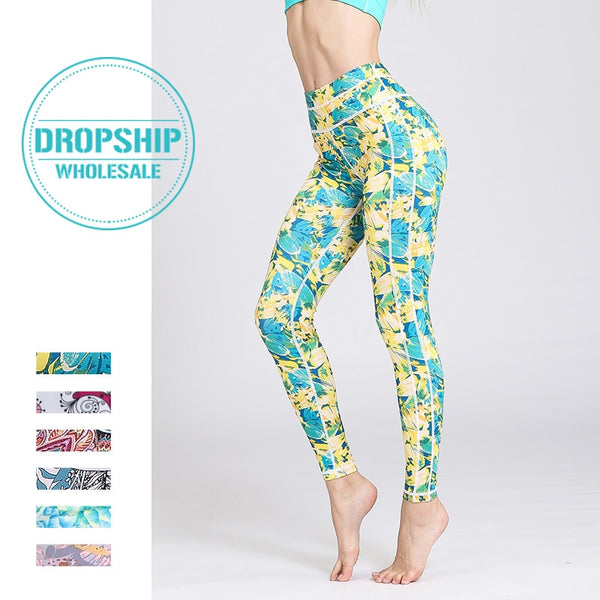 Women Leggings Training Elastic Long Tights for Running Workout | Vimost Shop.