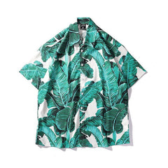 Summer Mens Hawaiian Shirt Hip Hop Streetwear Full Print Shirts Harajuku Casual Loose Cool Camisa Masculina Shirt