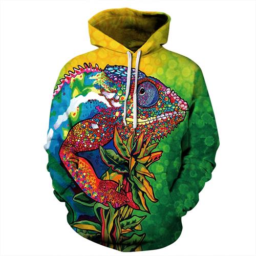 Plus Size 3D Green Frog Hoodies Sweatshirts | Vimost Shop.