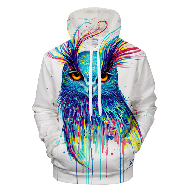 3d print Animal fashion Casual Hoodies | Vimost Shop.