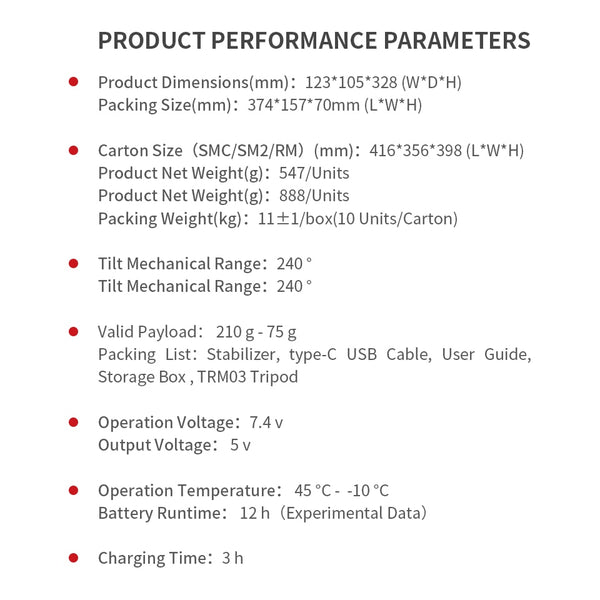 Smooth 4 3-Axis Handheld Smartphone Gimbal Stabilizer for iPhone XS XR X 8Plus 8 7Plus 7 Samsung S9 S8 S7 & Action Camera | Vimost Shop.