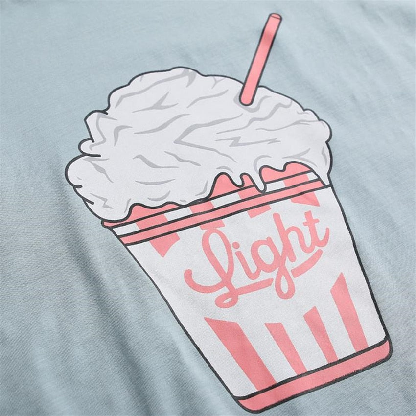 Ice cream Korean style cottonHarajuku women t shirts | Vimost Shop.