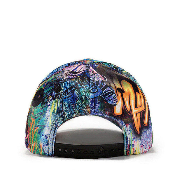 Graffiti Printed Baseball Cap Men Women | Vimost Shop.