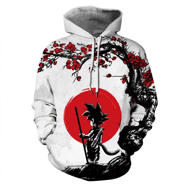 Dragon Ball Z Goku Anime 3D Print Hoodies Sweatshirts Harajuku Cartoon Hooded Women/Men long sleeve hip hop streetwear Clothes - Vimost Shop