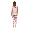 Women Legins Feathers Vibes Printing Blue Sexy Slim Legging Woman High Waist Leggings | Vimost Shop.