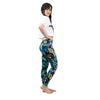 Fashion Women Trend Green Floral Leaf Flower Pattern Leggings Sexy Elasticity Fitness Slim Bottoms Workout Pants | Vimost Shop.