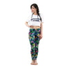 Fashion Women Trend Green Floral Leaf Flower Pattern Leggings Sexy Elasticity Fitness Slim Bottoms Workout Pants | Vimost Shop.