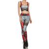 Star Wars Cosplay Costume For Women Wonder Captain America Deadpool Woman Croped Tops Leggings Sets | Vimost Shop.