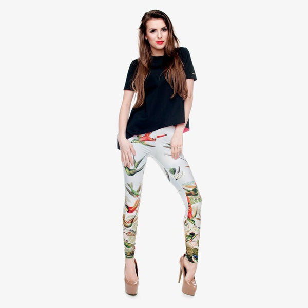 High Quality Birds of Paradise 3D Printing Women Legging Casual Pants Trousers Elasticity Leggings | Vimost Shop.