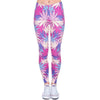 Women Weeds Print Pink Fitness Legging Silm Stretch Leggins High Waist Legins Trouser Casual Pants | Vimost Shop.