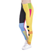 Women Leggings Simple Geometry Splicing Printing Leggins Fitness | Vimost Shop.