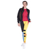 Women Leggings Simple Geometry Splicing Printing Leggins Fitness | Vimost Shop.
