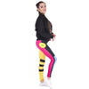 Women Leggings Simple Geometry Splicing Printing Leggins Fitness | Vimost Shop.
