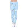Women Legging Milk Printed Leggins for Women Trousers High Waist Blue Legins Woman Pants Stretch Leggings | Vimost Shop.