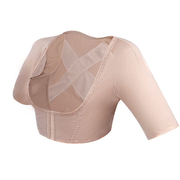 Women Upper Arm Compression Sleeves Post Surgery Top Body Shaper Posture Corrector Crop Top Arm Shapers | Vimost Shop.