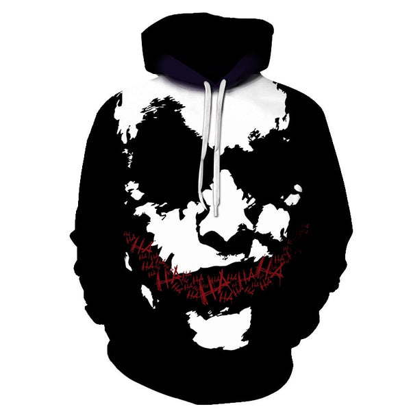 joker 3D Print Sweatshirt Hoodies Men and women Hip Hop Funny Autumn Streetwear Hoodies Sweatshirt For Couples Clothes | Vimost Shop.