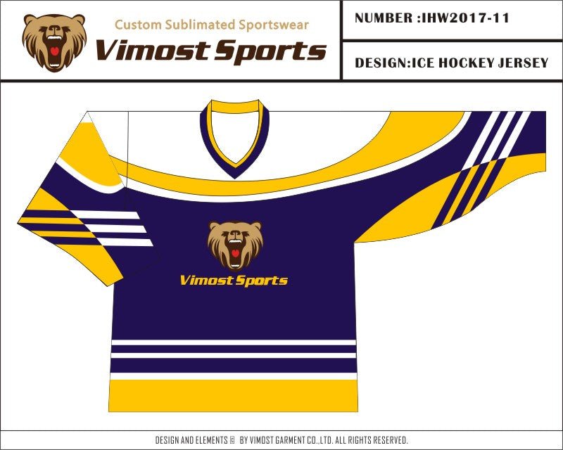 Custom Sublimated Made Your Team Inline Hockey Jersey