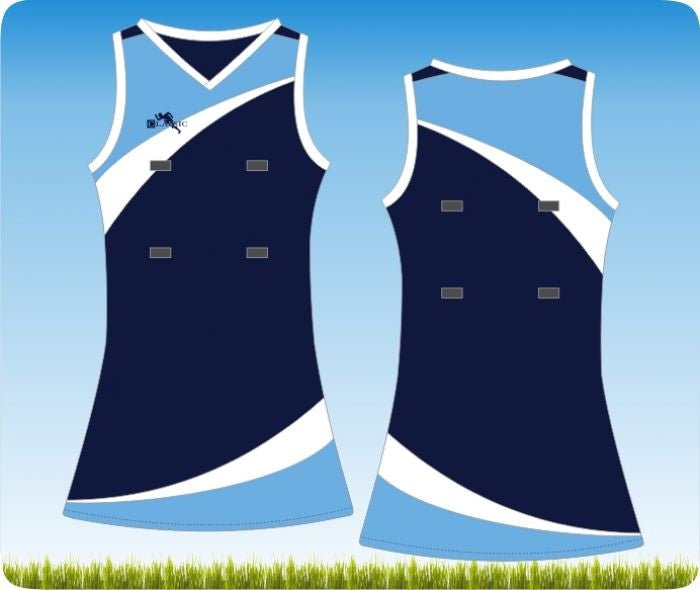 Customize your high-quality netball dress here