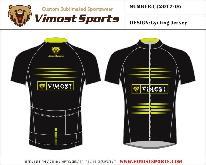 Vimost Black New Desgin Sublimated Cycling Apparel | Vimost Shop