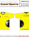 Vimost Sports Sublimated Yellow Design Bowling Wear