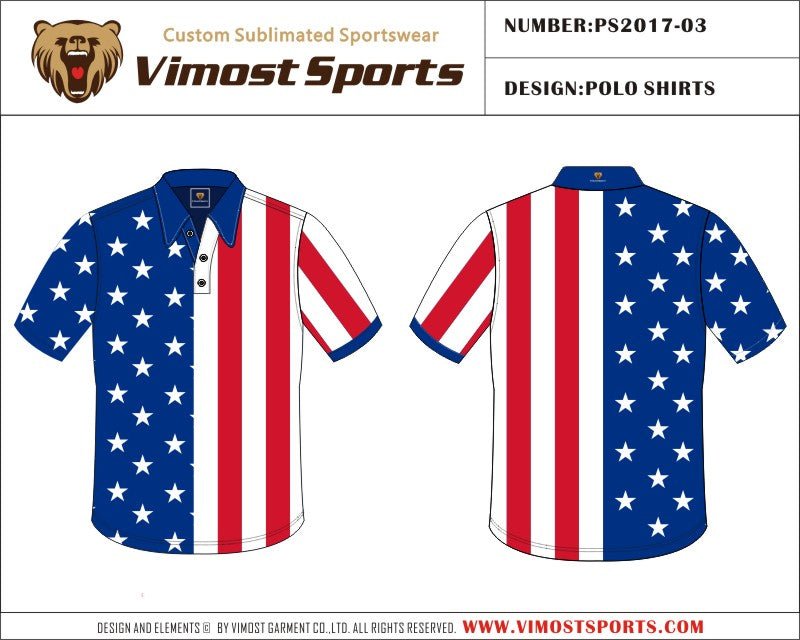 Vimost Sports USA Design Fashion Shirts