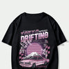 Car And Letter Graphic T-shirt