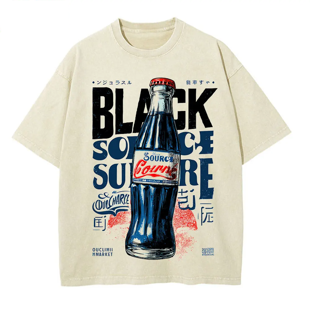 Anime Graphic T-Shirt 100% Cotton Harajuku Unisex Short Sleeve Tee