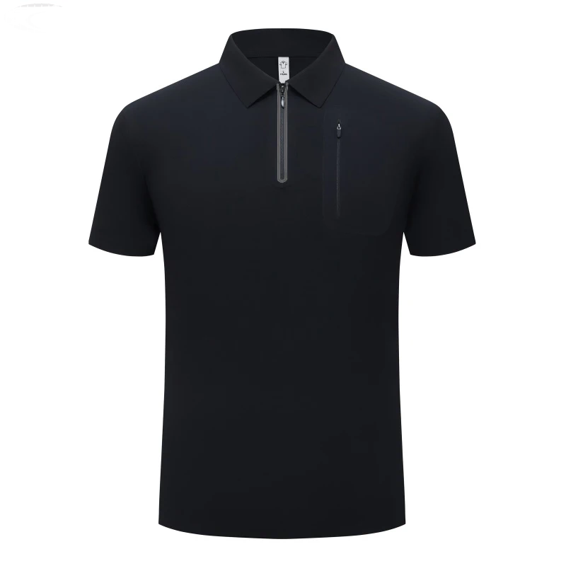 Golf Wear Lightweight Stretch Polo Shirt Running Lapel T-Shirt