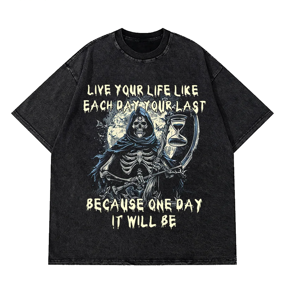 Men's 100% Cotton Oversized Christmas T-Shirt Short Sleeve Big Size Tee