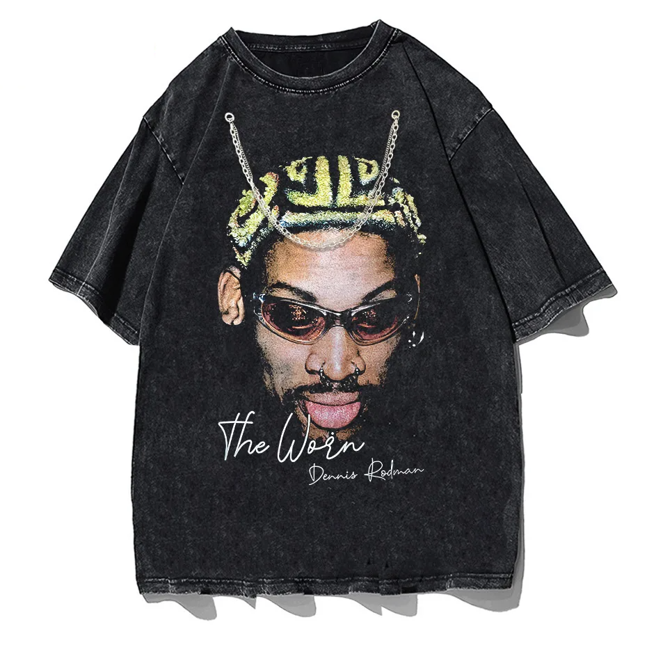 Hip Hop Streetwear Men T Shirt Print T Shirt Washed Short Sleeve Harajuku Tee T Shirt  Graphic