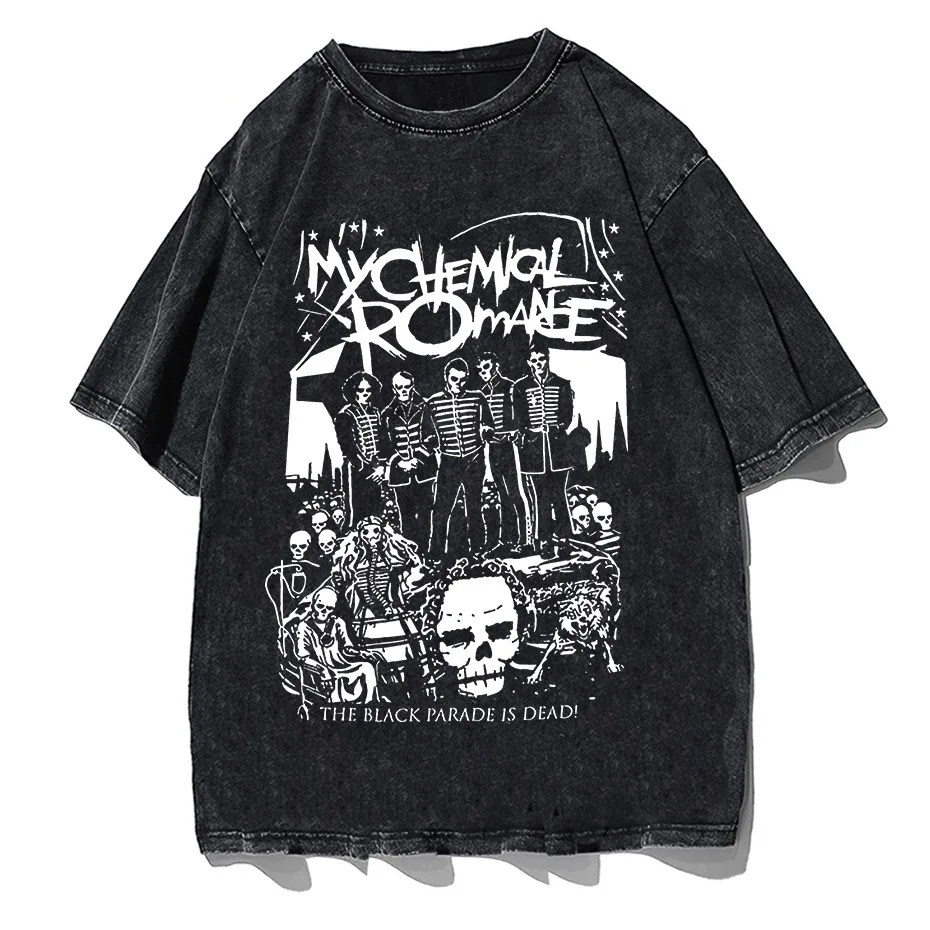 My Chemical Romance Black Parade Oversized T-Shirt Women Punk Emo Rock Tee