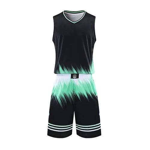 Mens Kids Custom Basketball Jersey Sleeveless Shirt Breathable Polyester Team Uniform