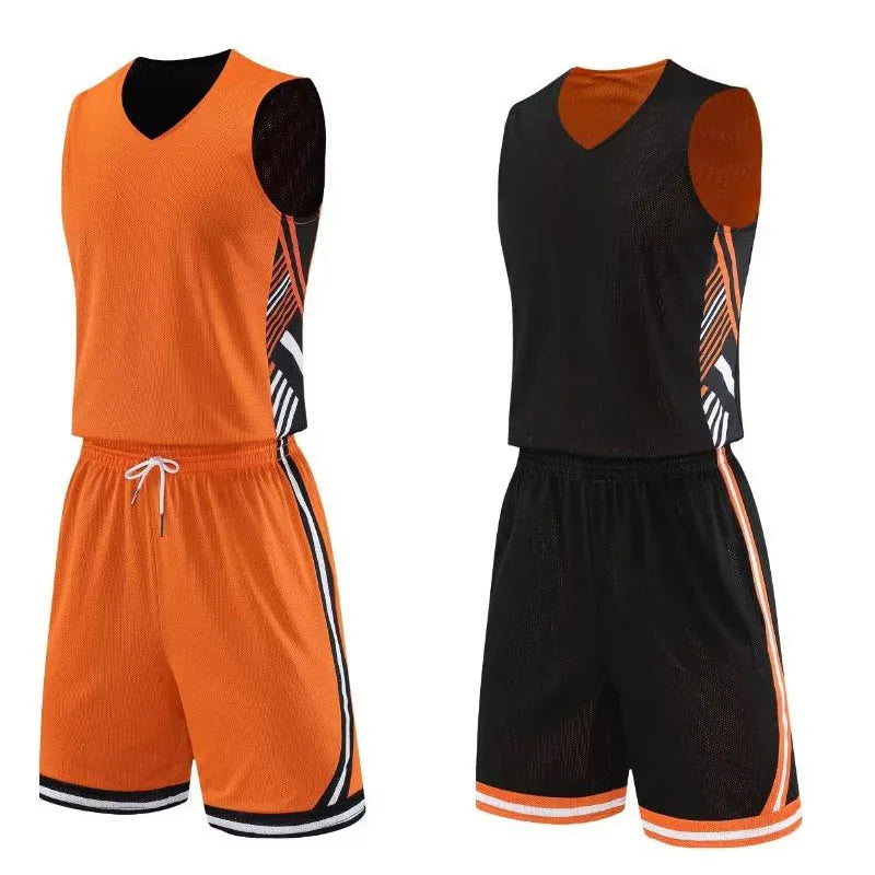 Mens Kids Custom Reversible Basketball Jersey Personalized Name Number Print Mesh Team Uniform