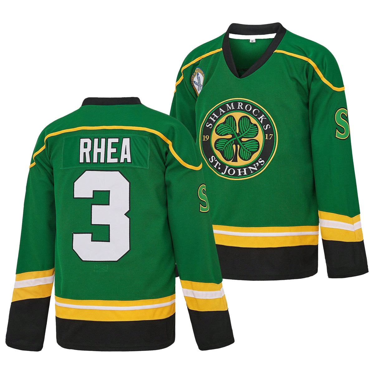 Shamrocks Rhea Number Three Long Sleeve Jersey For Sports Outfits