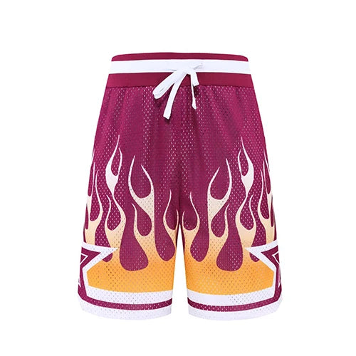 Mens Basketball Shorts Classic Fabric Gym Training Sports Shorts