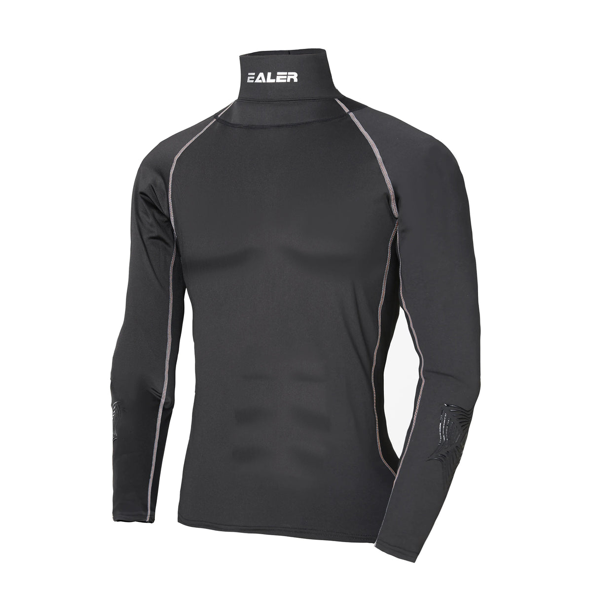 Mock Neck Base Layer Long Sleeve T-shirt For Sports Outfits