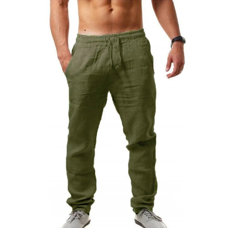 Men's Elastic Waist Casual Pants For Everyday Wear