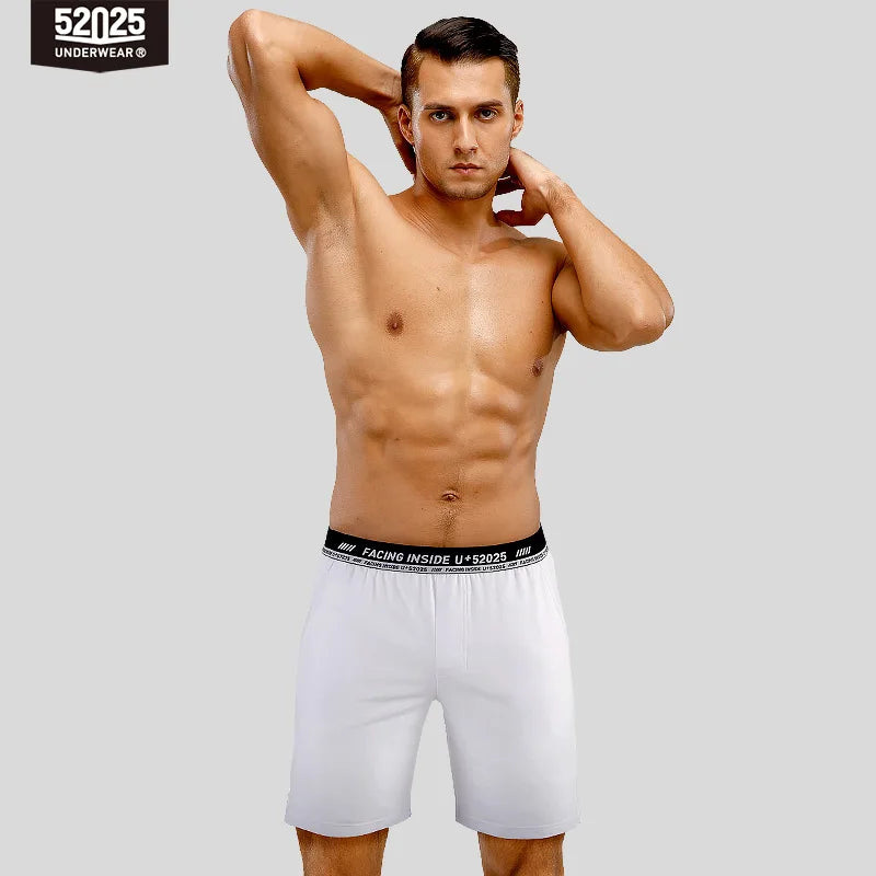 Men's Contrast Waistband Pocket Lounge Sleep Shorts with Pack Options
