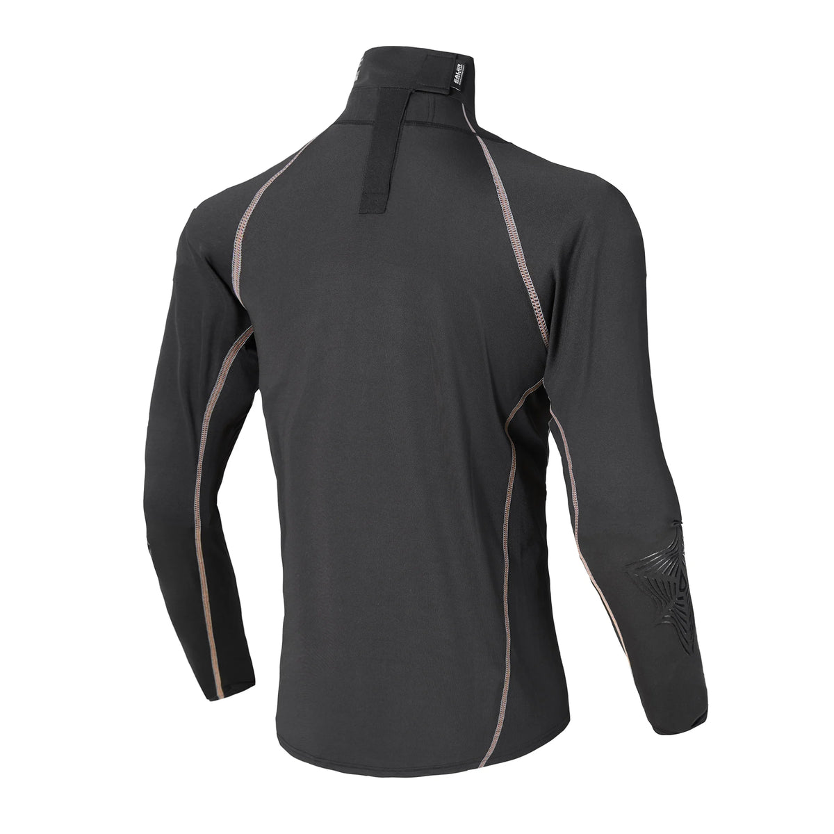 Mock Neck Base Layer Long Sleeve T-shirt For Sports Outfits