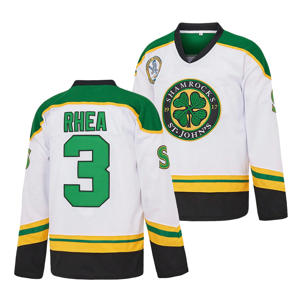 Shamrocks Rhea Number Three Long Sleeve Jersey For Sports Outfits