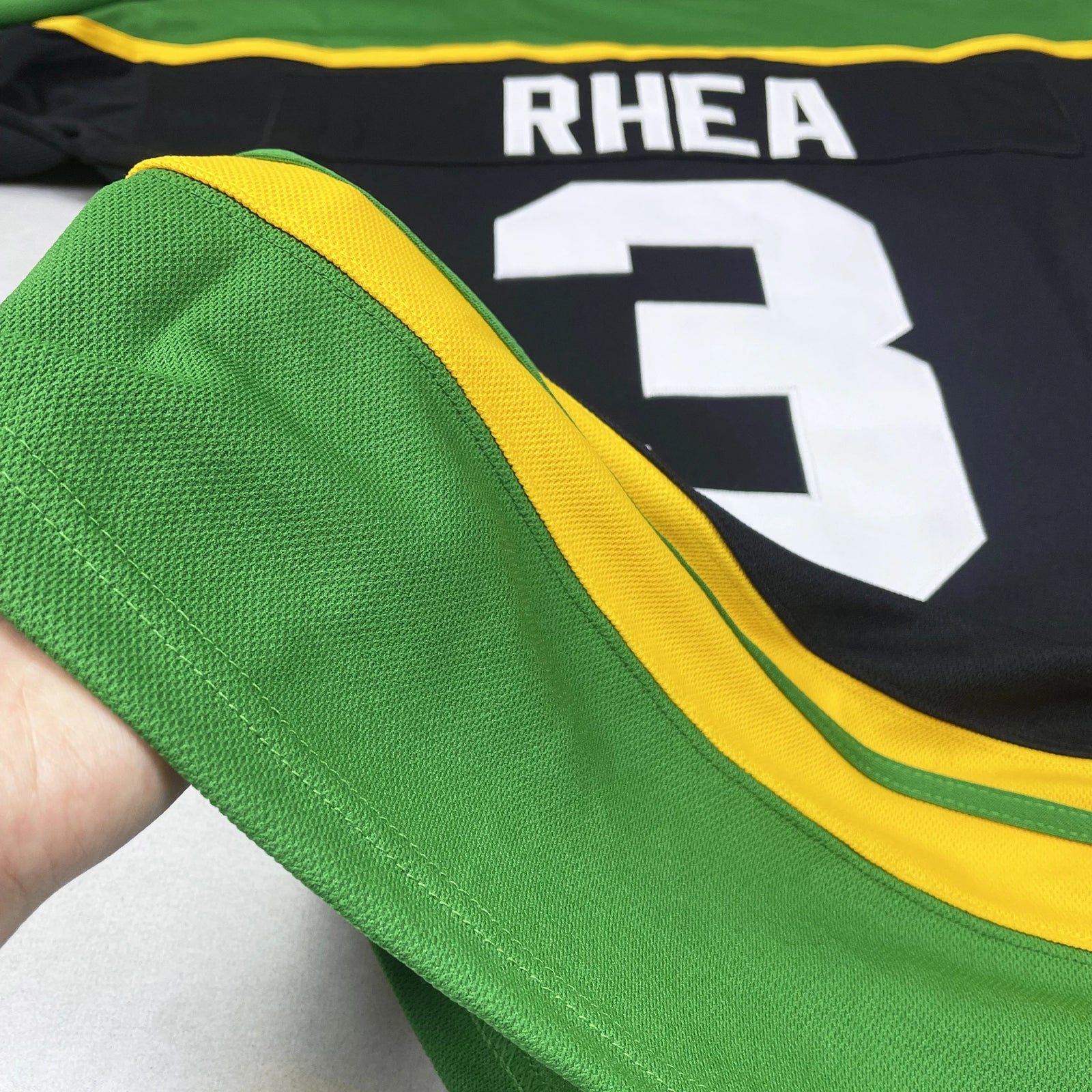 Rhea Number Three Shamrocks Long Sleeve Jersey For Sports Outfits