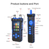 NF-8508 Network Cable Tester Optical Wire Meter Tracer LCD Digital Rechargeable Network Line Finder Wire PoE Checker