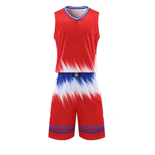 Mens Kids Custom Basketball Jersey Sleeveless Shirt Breathable Polyester Team Uniform